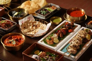 Regional Indian cuisine spread from across India Masala Code Indore